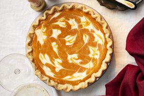 Pumpkin–Cream Cheese Pie