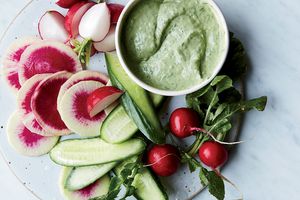 Lemony Tofu-Herb Dip