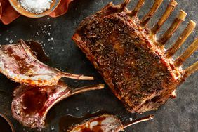 Roasted Lamb Chops with Brown Sugar Rum Glaze