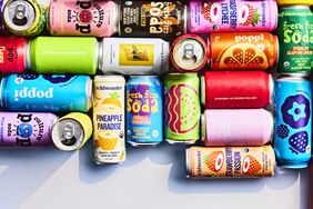 lots of different alternative soda cans