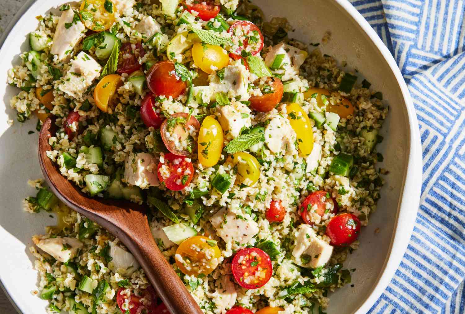 Tabbouleh with Roasted Chicken