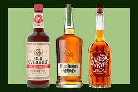 Old Overholt Bottled In Bond, Wild Turkey 101 Rye, Sazerac Straight Rye