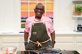 Al Roker in the kitchen at the Food & Wine Charleston Classic.