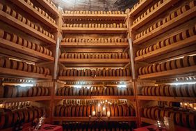 The center of the Gstaad cheese grotto.