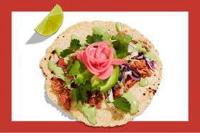 The top 100 vegan restaurants according to Yelp. A taco from number 4, Hey Sunshine Kitchen.