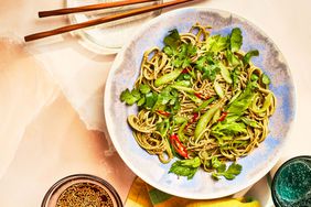 Tiger Salad with Green Tea Noodles