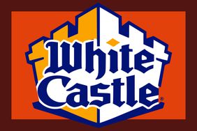 The White Castle logo on an orange and maroon background. 