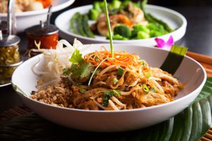 A classic chicken Pad Thai